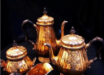 نمایش ظروف نقره مخزن سعدآباد در کاخ سبز