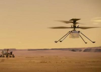 صدای پرواز هلیکوپتر مریخی ثبت شد