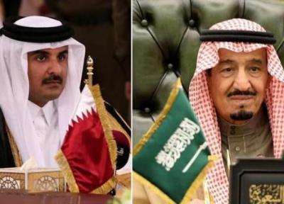 پیغام تبریک شاه سعودی و بن سلمان به امیر قطر