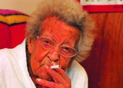 ترک سیگار در 102 سالگی! ، زنی که 95 سال سیگار می کشید یک شبه آن را ترک کرد